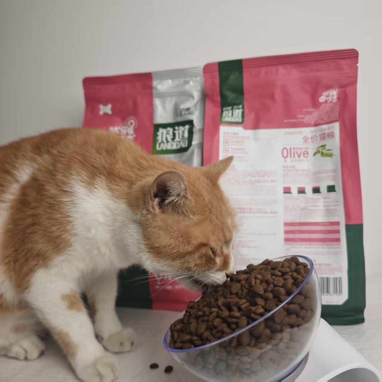 力狼狼道通用全价猫粮易消化改善猫全价膨化粮