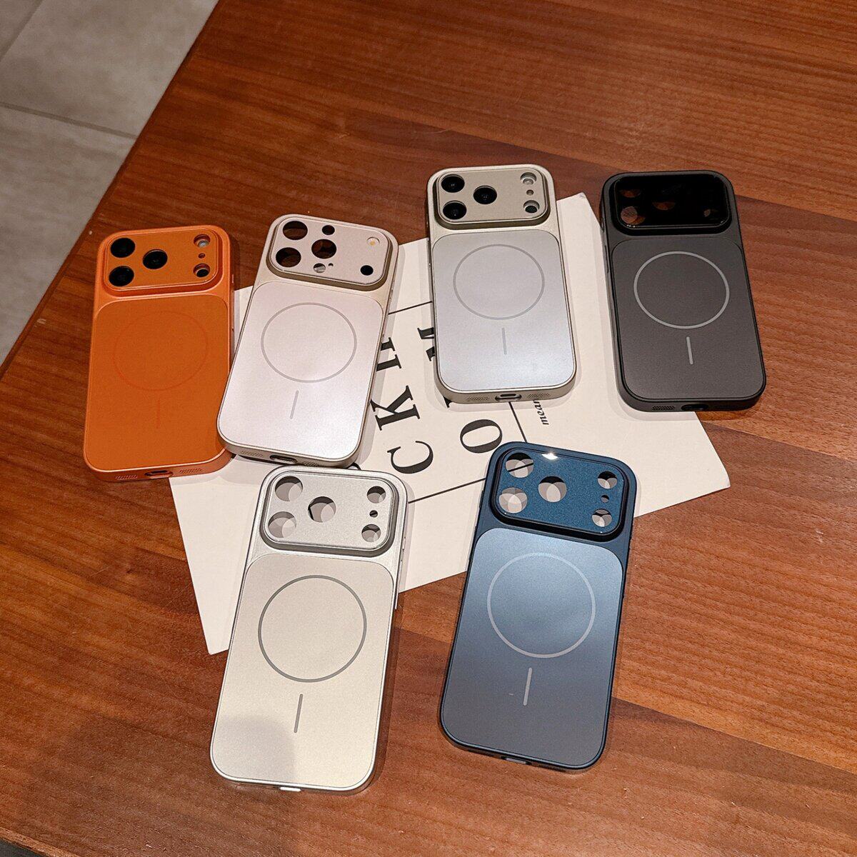 康宁 新品秒变17promax适用苹果17pro手机壳磁吸星宇橙