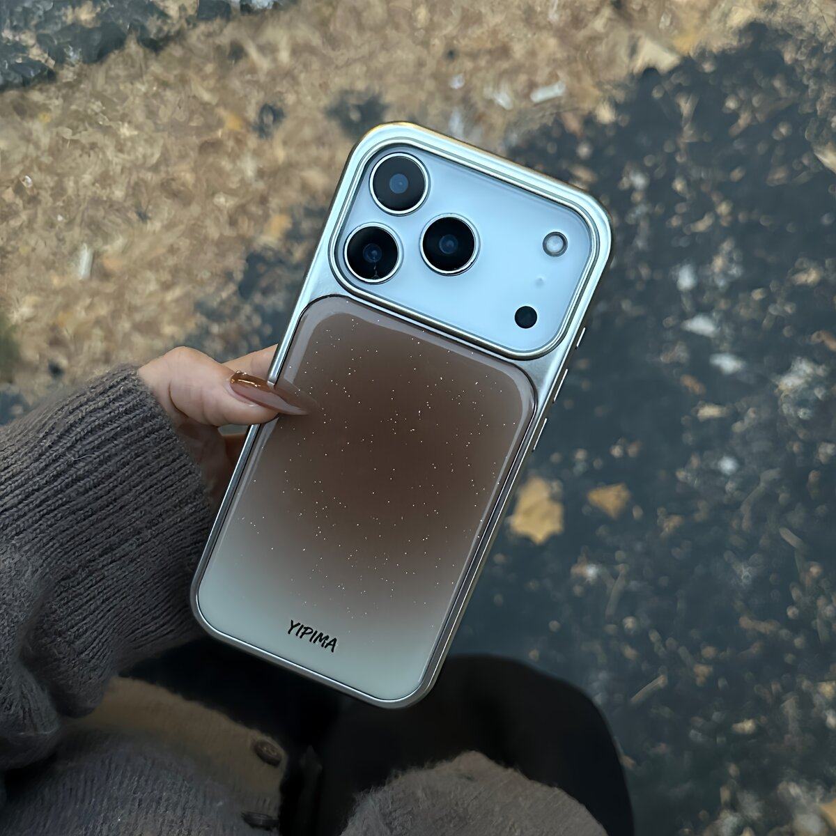 小众极简电镀温柔紫适用iPhone17苹果16ProMax/15