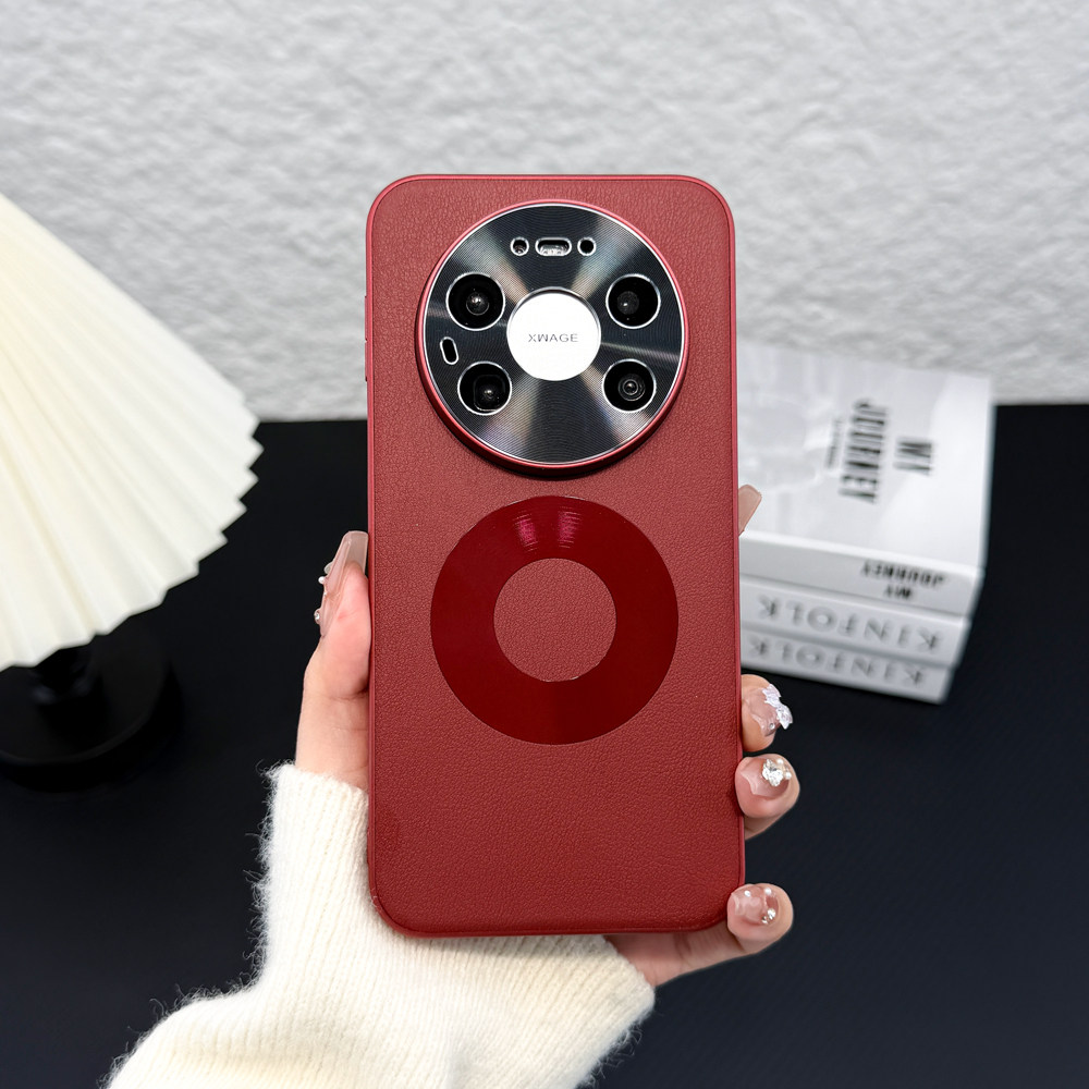 适用/华为mate80proMax手机壳 素皮美特款  柔甲素材