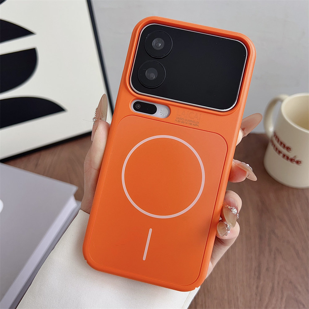 适用/小米17pro手机壳 PC背贴磁吸款  PC素材+金属烤漆