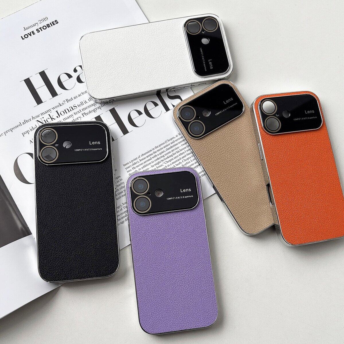 大视窗荔枝纹适用于iPhone17pro/17pm16pro/1