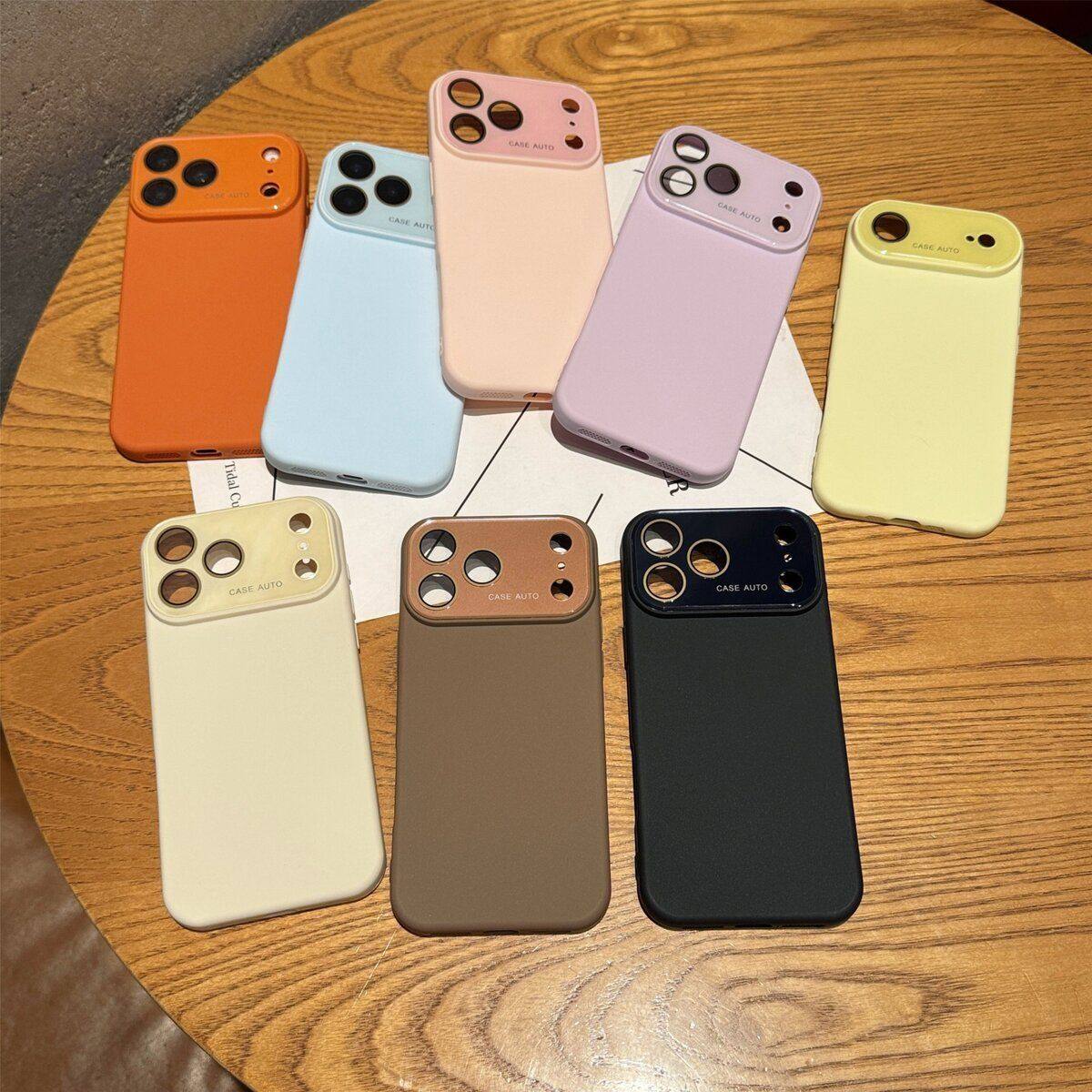 秒变17系列8个色TPU硅胶适用于苹果17promax手机壳16