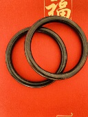 紫光檀木手镯绿檀木女士款 饰品文艺复古民族风简约手环乌木手镯子