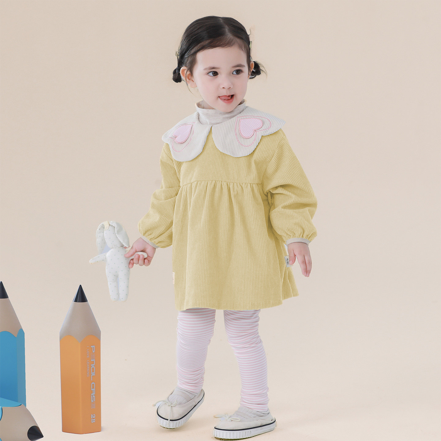 女童吃饭防脏罩衫幼儿园宝宝画画围兜小孩洋气外穿护衣反穿衣秋冬,童装/婴儿装/亲子装,反穿衣/罩衣,淘宝优惠券,粉丝福利购,淘宝优惠卷