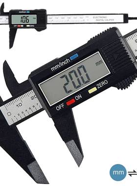 150mm 100mm Electronic Digital Caliper Carbon Fiber Dial Ver