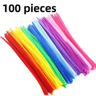 100pcs chenille stems diy materials pipe cleaner childrenDIY