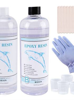 1:1 Clear Epoxy Resin Crystal Clear Art Resin Epoxy 2 Part