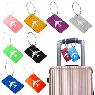 Aluminium Travel Luggage Tags Reusable Suitcase Baggage Labe
