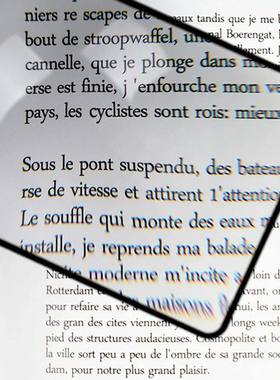 Magnifying glass light A5 Full Page Large Sheet Magnifier Ma