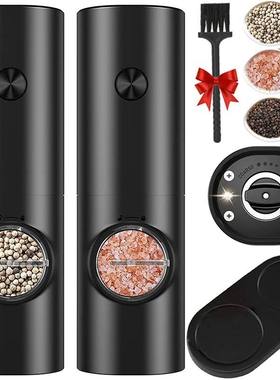 Electric Automatic Mill Pepper And Salt Grinder With LED Lig