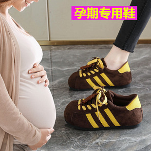 女2025秋季 丑萌鞋 新款 轻便百搭时尚 外穿复古勃肯鞋 超软宽松孕妇鞋
