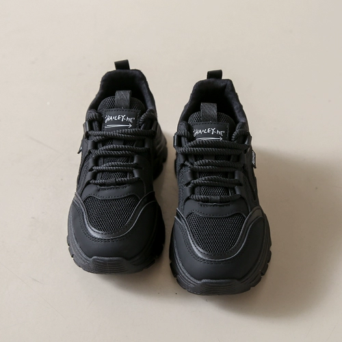 Комфортная высокая спортивная обувь на платформе, черная униформа медсестры, туфли, подходит для подростков, против усталых ног