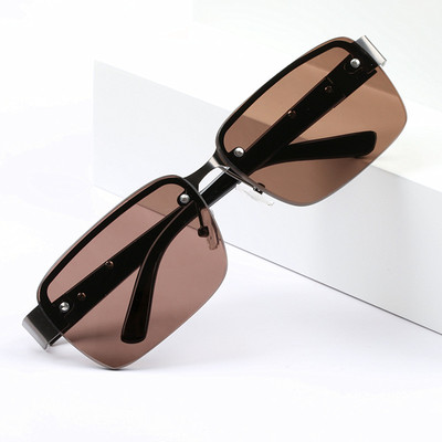 2024男士水晶石头镜中老年逛公园