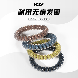 耐用不伤发发绳扎头发头饰 M2KA电话线发圈女加粗高弹无痕发绳新款