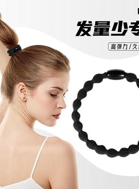 M2ka豆豆发圈女高弹力发绳耐用发量少专用扎头发高马尾头绳橡皮筋