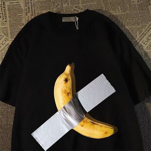 宽松慵懒风上衣ins潮流 半袖 日系蜡笔小新上班短袖 t恤男女2025新款