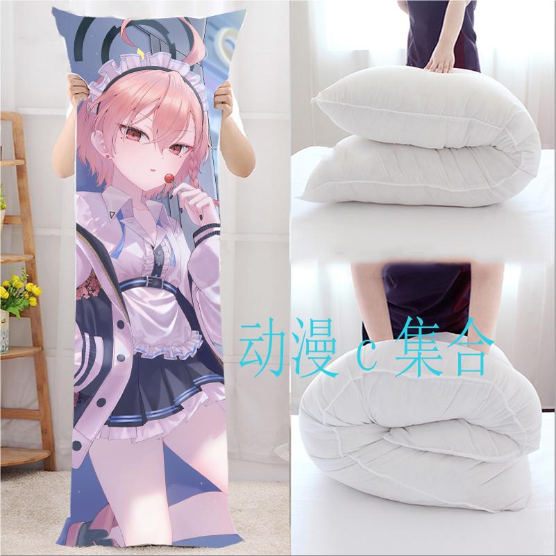 碧蓝档案美甘宁瑠等身抱枕动漫周边二次元宿舍开学送宅男生日礼物