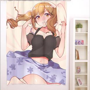 bangdream市谷有咲浴帘窗帘开学毕业动漫周边cos宅男腐女生日礼物