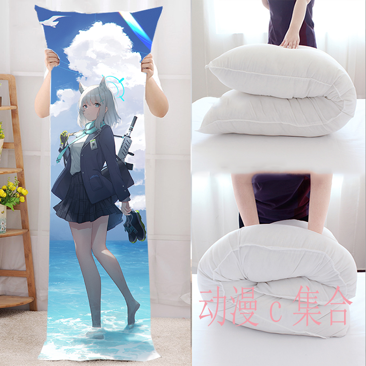 碧蓝档案砂狼白子等身抱枕动漫周边二次元宅男老婆毕业生日礼物