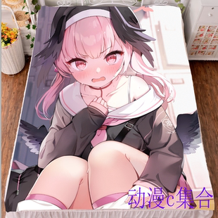 碧蓝档案下江小春床单毛毯被套动漫周边二次元老婆宅男生日礼物