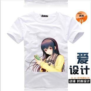 君与彼女与彼女之恋曾根美雪T恤 动漫周边二次元宅男腐女生日礼物