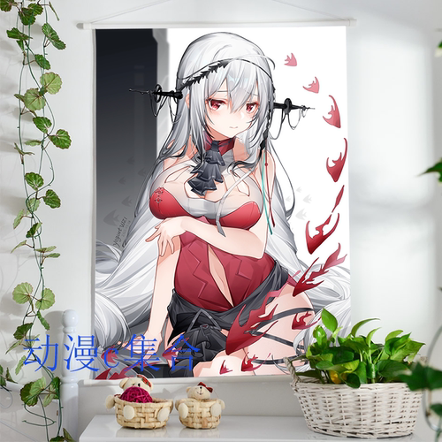 明日方舟斯卡蒂海报挂画情人节动漫周边二次元腐女宅男生日礼物