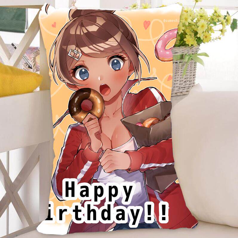 弹丸论破朝日奈葵抱枕套芯开学动漫周边二次元送宅男腐女生日礼物 动漫c集合 淘优券