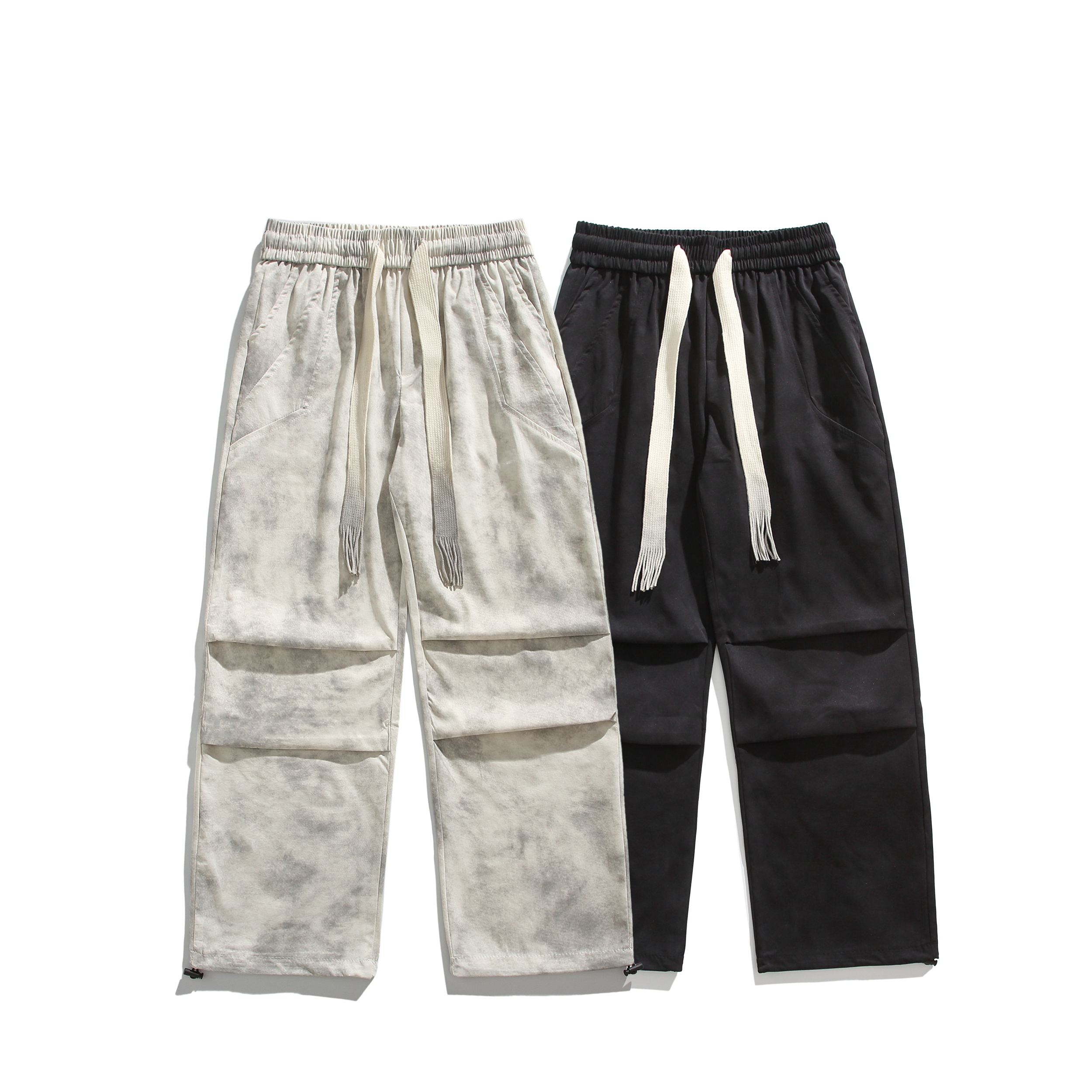 美式ins休闲裤直筒堆叠防风裤脏脏布百搭长裤 CK5251-特P41 控78