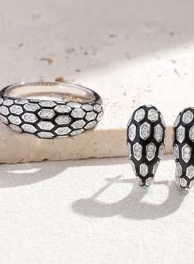 黑珐琅工艺炫酷高级个性时尚前卫