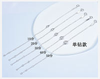 Zhuodie Jewelry pure silver gold-plated Moissan diamond bubble bracelet, daily commuting stacked diamond bracelet, simple single diamond for women thumbnail 3
