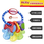 Nuby bé nhai đá gel cắn rắn teether bé teether bé teether không chứa BPA - Gutta-percha / Toothbrsuh / Kem đánh răng