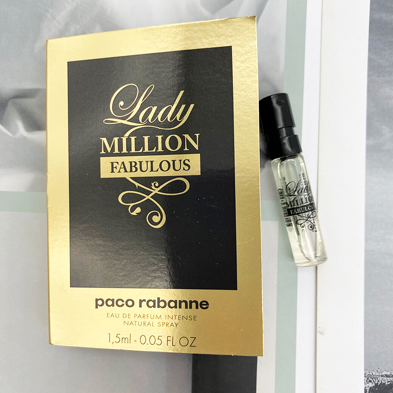 2021Paco Rabanne帕高Lady Million Fabulous女士浓香水小样1.5ML