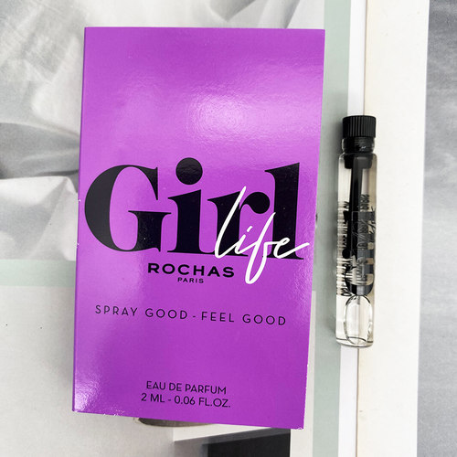 2023新香罗莎Rochas Girl Life女孩生活女士浓香水EDP试管小样2ML