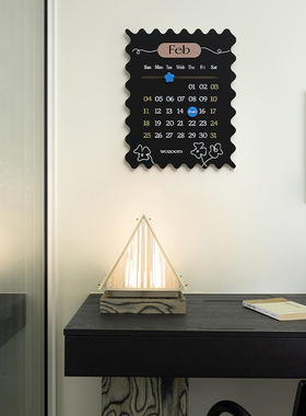 创意网红日历摆件客厅墙面装饰