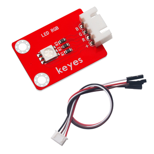 Keyes 适用Arduino micro bit 三色贴片RGB全彩LED数字传感器模块