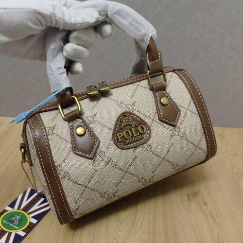 高颜值轻奢老花波士顿枕头包气质斜挎包女2026气质百搭手提单肩包