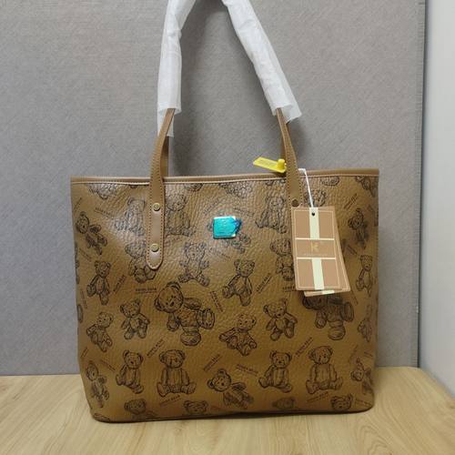 KEDDY BEAR高颜值小熊老花托特包洋气大容量单肩包包百搭大包包女