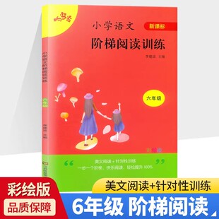 响当当小学语文阶梯阅读训练六年级全一册彩绘版小学16年级提高语文阅读能力课外阅读