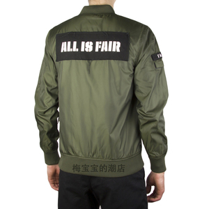 全新正品Publish旗下Fairplay Braeden Ma-1休闲飞行夹克外套