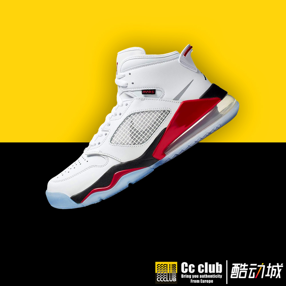 11月08日最新优惠AIR JORDAN MARS 270火星 白红 高帮男女篮球鞋 BQ6508-