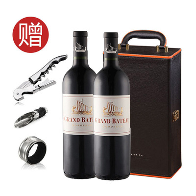 龙年礼波尔多小龙船庄园AOC小龙战舰黑龙 金龙干红葡萄酒法国进口