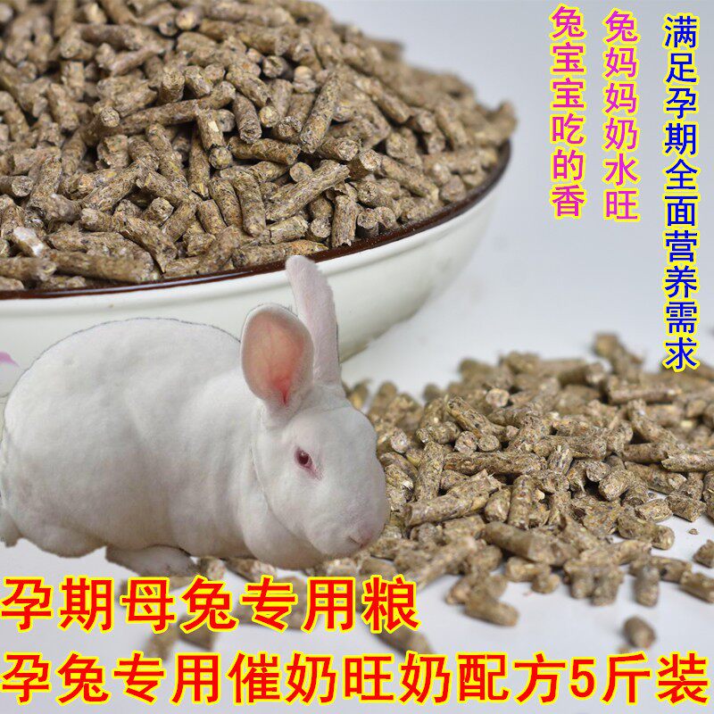 母兔孕期粮食孕期催奶草本兔饲料