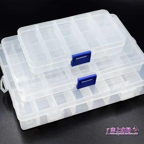 Аксессуар ручной работы, аксессуары, прозрачные бусины, коробка, 8 ячеек, 10 ячеек, 15 ячеек, 24 ячеек