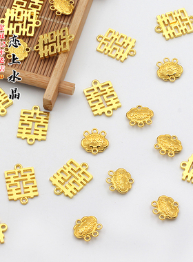 流苏挂牌金属配饰发簪制作材料
