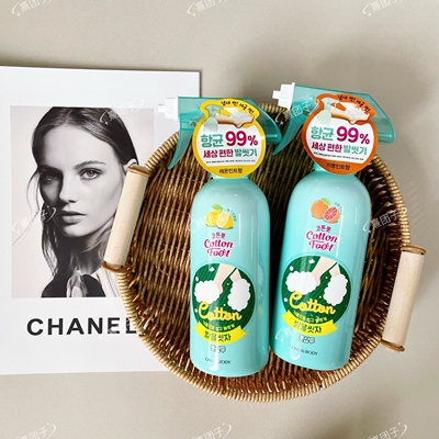 姜妍同款韩国on the body洗脚喷雾泡沫cotton foot清洁去角质清香