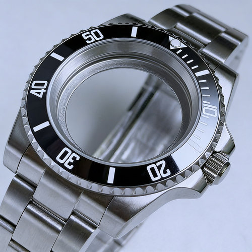 表壳40mm不锈钢表壳 适用于NH35 NH36 明珠DG2813 8215机芯