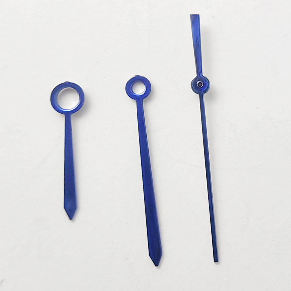 手表表针代用蓝气球款表针烤蓝针适配NH35机芯