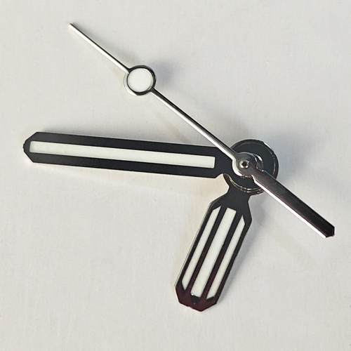 手表改装配件时分秒指针农家橡树手表夜光表针适合2813/8215机芯