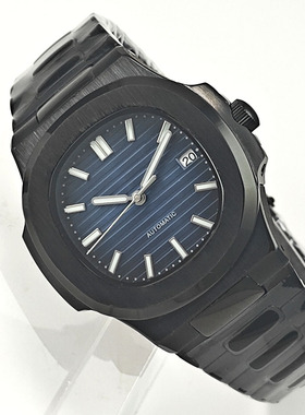 41MM全自动机械手表NH35机芯黑色鹦鹉螺款式商务时尚百搭男款手表